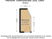 Hendrik Tollensstraat 328 in Delft 2624 BT